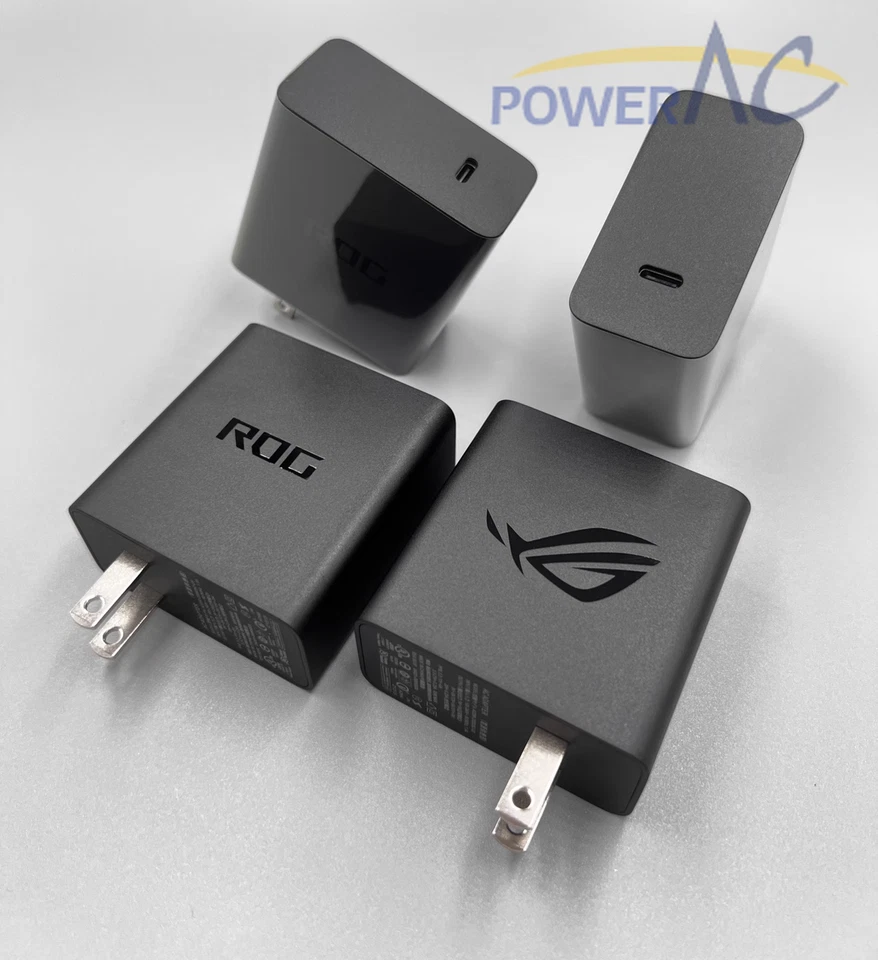 Adaptador carregador oficial ASUS ROG 65W cabo USB-C para ROG 7 7S 6 6 Pro 5 5S Pro - Imagem 1 de 4