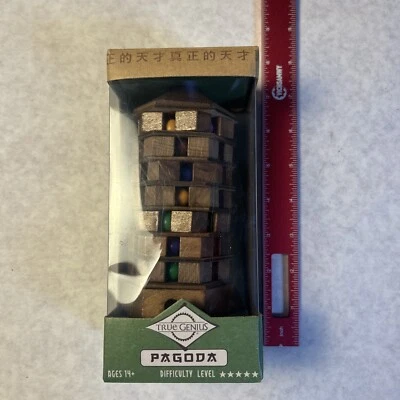 Quebra-cabeça de madeira pagode chinês Pagoda Project Genius TG311 - Imagem 1 de 4
