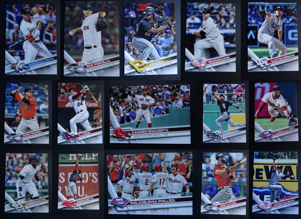 2017 Topps Series 1 Baseball Cards Complete Your Set Pick From List 1-339 - Image 1 of 1