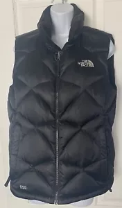 North Face 550 Damen schwarze gefütterte Daunenweste Medium Top Zustand! - Bild 1 von 6