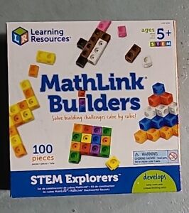 Learning Resources STEM Explorers MathLink Builders STEM Activities 100 Pieces