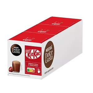 NESCAFÉ DOLCE GUSTO KITKAT Heißer Kakao Kakaokapseln 3er Pack (3 x 16 Portionen) - Bild 1 von 5