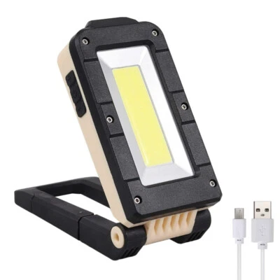 Led Work Light Portable Inspection Lamp Magnetic Folding Cob Torch Rechargeable - Image 1 of 4