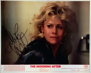Jane Fonda signed The Morning After 11x14 Vintage Lobby Card In Person - Picture 1 of 2