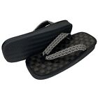 [Edoten] Setta, Made in Japan, Igusa Black Checkered Sandals, Japanese Style San