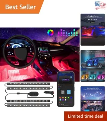 Innovative 2 Lines Design Car LED Lights - Easy Installation & Multi-Color - Image 1 of 4