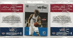 2004/05 Ultra Fleer Hoop Nation Dirk Nowitzki / Lebron James / ? (NM-MT A COMO NUEVO) - Imagen 1 de 3