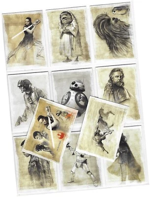 Star Wars The Last Jedi Séries 1 - 11 Carte " Illustrée " Poursuite De SWI 1 SWI - Photo 1/3