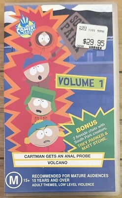 South Park VHS Volume 1 Comedy Cartoon Video Tape Animated VHS 90s - Image 1 of 4