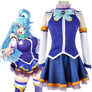 Konosuba Aqua Cosplay Costumes God's Blessing On This Wonderful World Outfit - Picture 1 of 8