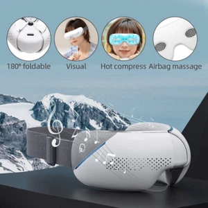 Visible Eye Therapy Massager Foldable Hot Compress Airbag Massage Eye Relieve - Picture 1 of 12
