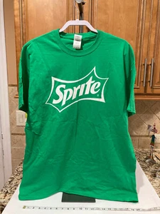 SPRITE Soda GILDAN T-Shirt XL Extra Large 100% Baumwolle grün mit weißen Buchstaben neu ohne Etikett - Bild 1 von 12