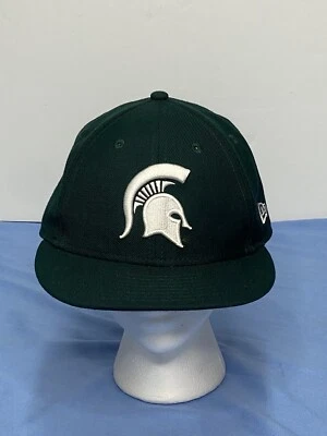 Michigan State Spartans Equipado 7.5 New Era 59fifty Verde y Blanco Lansing Big 10 Foto 1 de 4