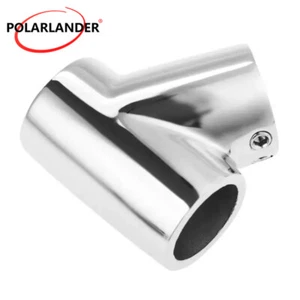 Hand Rail Fitting 60 Degree Tee 32mm 316  Stainless Steel Boats Accessories - Picture 1 of 11