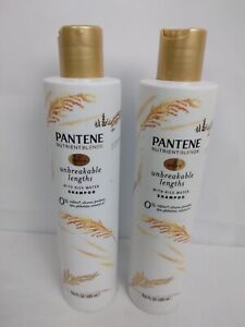 2 Pantene Nutrient Blends Unbreakable Lengths With Rice Water  9.6 fl oz