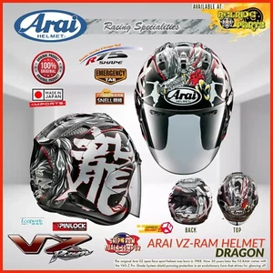 Arai VZ Ram SZR Vas Dragon Original Helmet Premium - Picture 1 of 6