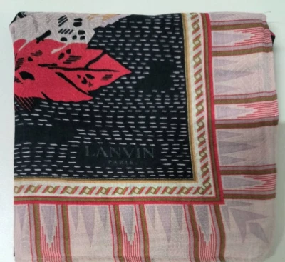 LENÇO CLÁSSICO FLORAL ESTAMPADO ALGODÃO 20" - Imagem 1 de 2