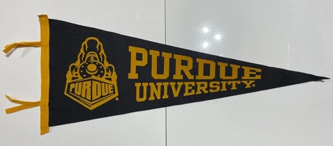 PURDUE UNIVERSITY COLLEGIATE PACIFIC CLASSIC RETRO WOOL PENNANT NEW/MINT Cover