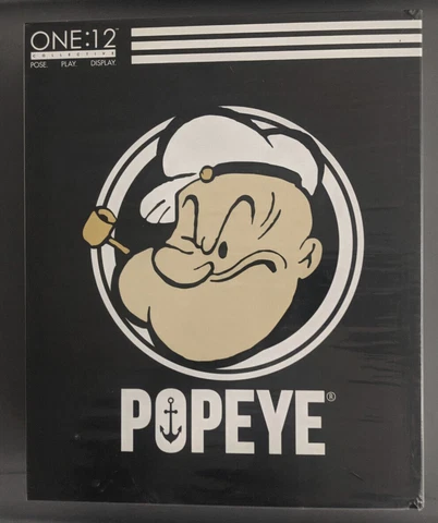 Mezco One:12 - Popeye. 1/12 Scale. Incomplete Cover
