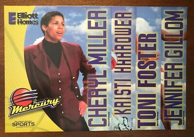 Carteles WNBA Phoenix Mercury (4) - Cheryl Miller, Jennifer Gillom, Toni Foster Foto 1 de 4