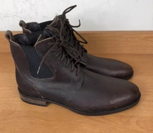 J.D. FISK STIEFEL GR 8,5 BRAUN LEDER IN TOP ZUSTAND - Bild 1 von 6