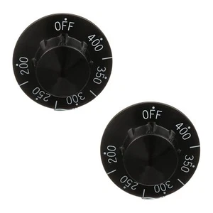 2 Pack 200-400F Thermostat Dial Knob for Fryers, Range, Pitco Frymaster and Dean - Picture 1 of 1
