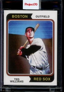 2021 Topps Project 70 Card #231 Ted Williams 1974 by Matt McCormick - Picture 1 of 2