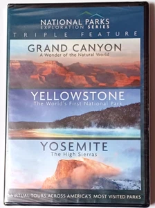 National Parks Exploration Series DVD 3 Tours Grand Canyon Yosemite Yellostone - Picture 1 of 2