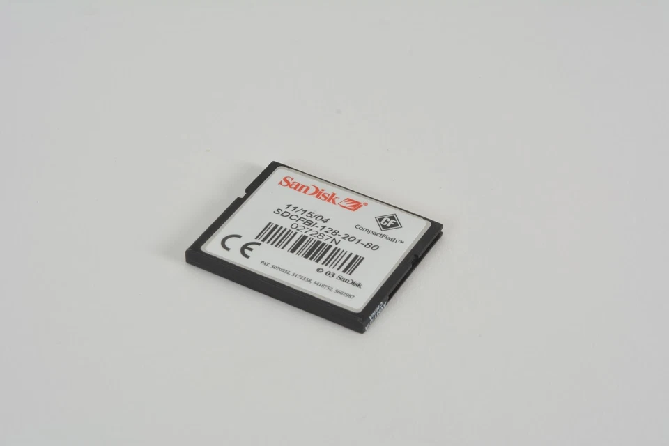 Sandisk SDCFBI-128-201-80 Industrial Grade 128 MB Compact Flash - NEW - Image 1 of 1