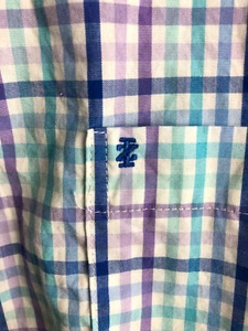 Izod Mens Size XL Multicolor Striped Long Sleeve Button Down Collar Shirt - Picture 1 of 12
