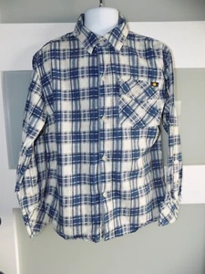 LUCKY BRAND FLANNEL PLAID CHECK LS SHIRT SIZE 6 NWOT YOUTH - Picture 1 of 3
