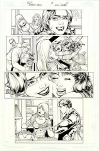 ORIGINAL ART: BIRDS OF PREY # 86 Page 3 ADRIANA MELO WILL CONRAD Originalseite - Foto 1 di 1