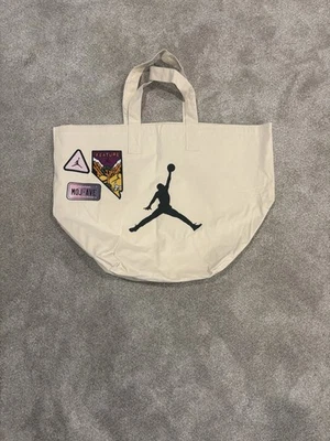 2025 LAS VEGAS COMPLEXCON EXCLUSIVE AIR JORDAN CUSTOM CANVAS TOTE BAG - Image 1 of 4