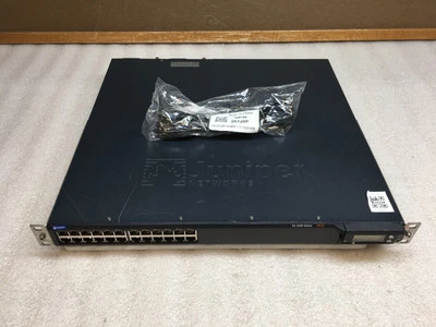 Juniper Networks EX 4200-24T Series 8PoE 24-Port Switch with Rack Ears and PSU - Image 1 of 4