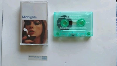 TAYLOR SWIFT - Midnights - Moonstone Blue Cassette - Image 1 of 3