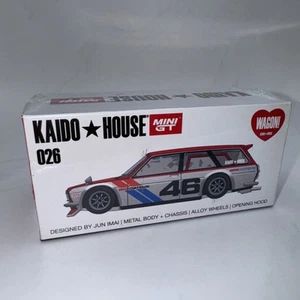 DATSUN 510 WAGON #46 BRE V1 RED KAIDO HOUSE 1/64 DIECAST MODEL BY TSM KHMG026 - Picture 1 of 3