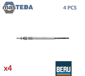 GN037 ENGINE GLOW PLUGS BERU 4PCS FOR PEUGEOT BOXER 3L 130KW,116KW,115KW,107KW - Picture 1 of 5