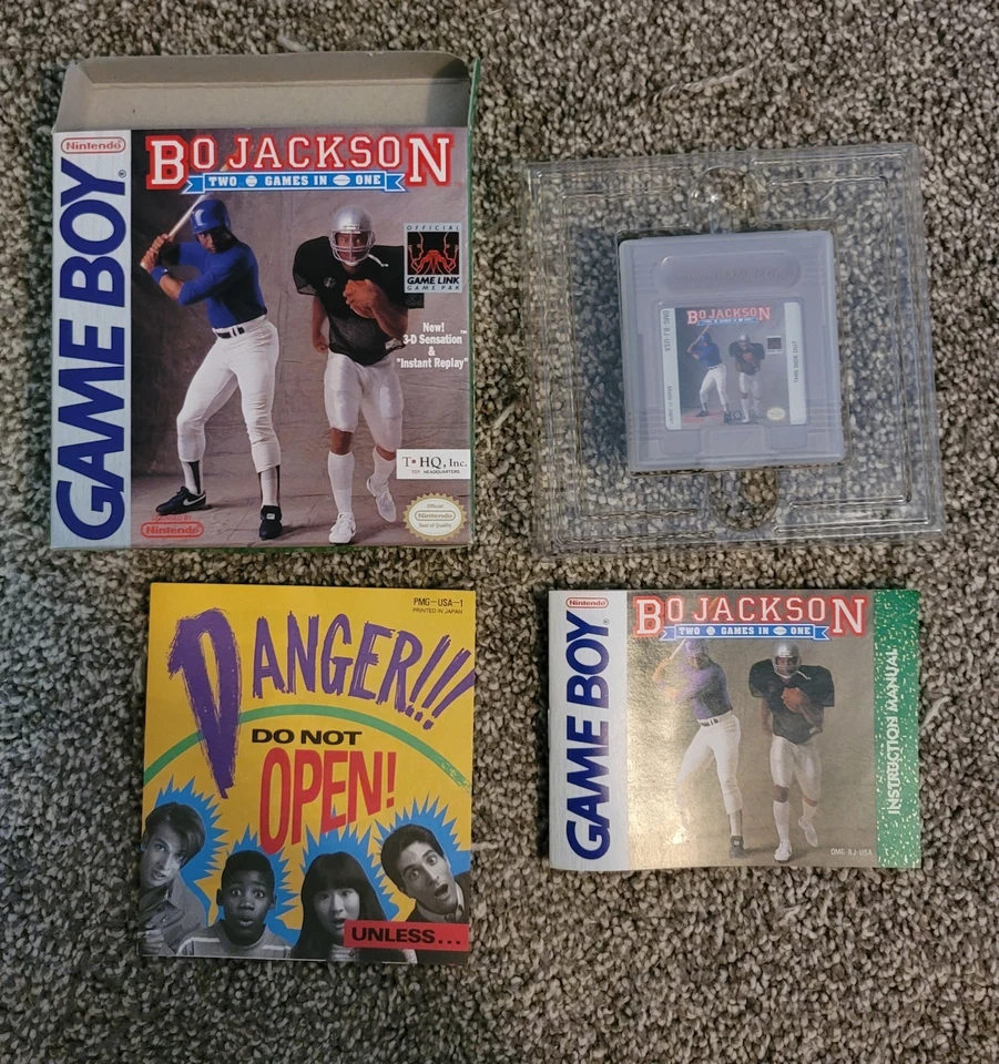 Bo Jackson: Two Games In One (Nintendo Game Boy, 1991) - Image 1 of 1