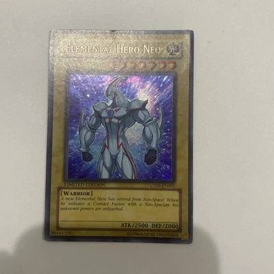 Yugioh Elemental Hero Neos light play secret rare  - Image 1 of 4