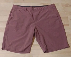 7 Diamonds Men's Performance Shorts Size 40 Mauve Casual Golf Chino - Picture 1 of 1