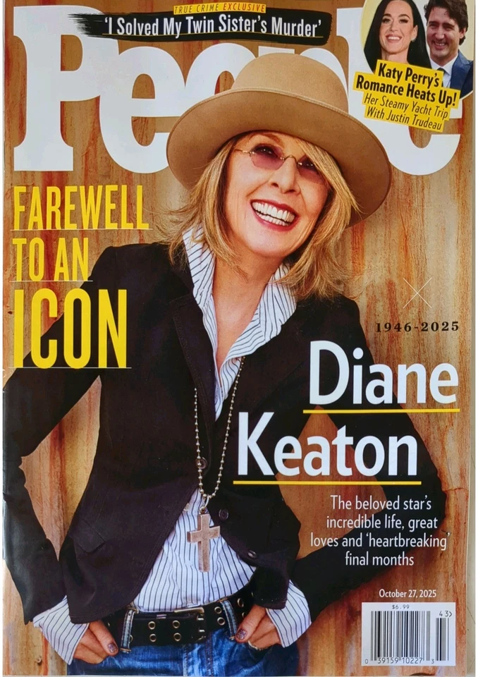 PEOPLE MAGAZINE - DIANE KEATON. FAREWELL TO AN ICON - OCTOBER 27, 2025 - Image 1 of 1