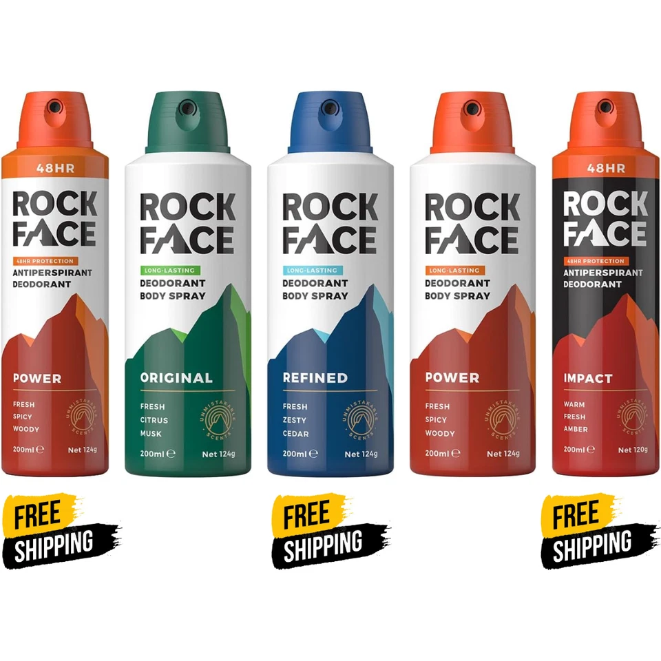 ROCKFACE Rock Face Men's Body Spray 200ml