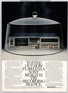 Sony FX6C Cassette Recorder Silence Test Audio Technology 1981 Advertisement - Picture 1 of 5