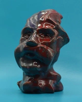 "PAUL OLVIDADO" - Escultura de arcilla original cara. Hecho a mano y esmaltado. Foto 1 de 4