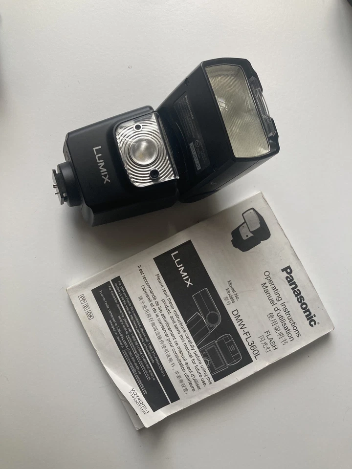 Panasonic DMW-FL360L Shoe Mount Flash for  Lumix w/ Soft Case  - Image 1 of 1