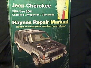 JEEP CHEROKEE, WAGONEER, COMANCHE 1984-2001  HAYNES REPAIR MANUAL - Picture 1 of 2