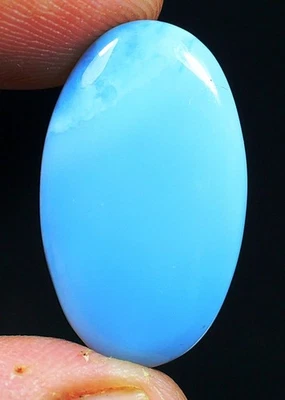 22 Ct 6X17X28 mm Diseñador Natural Azul Owyhee Ópalo Ovalado Cabujón Piedra p... - Imagen 1 de 4