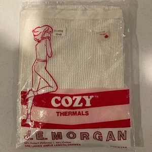 J.E. Morgan DAMEN LANGE JOHNS gemütliche Thermohose GRÖSSE X-Large XL Vintage USA - Bild 1 von 6