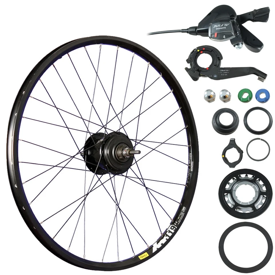 Laufrad 26 Zoll Hinterrad Mavic XM119 DT Swiss Alfine SG-S7001 8 Gang CL schwarz - Bild 1 von 1