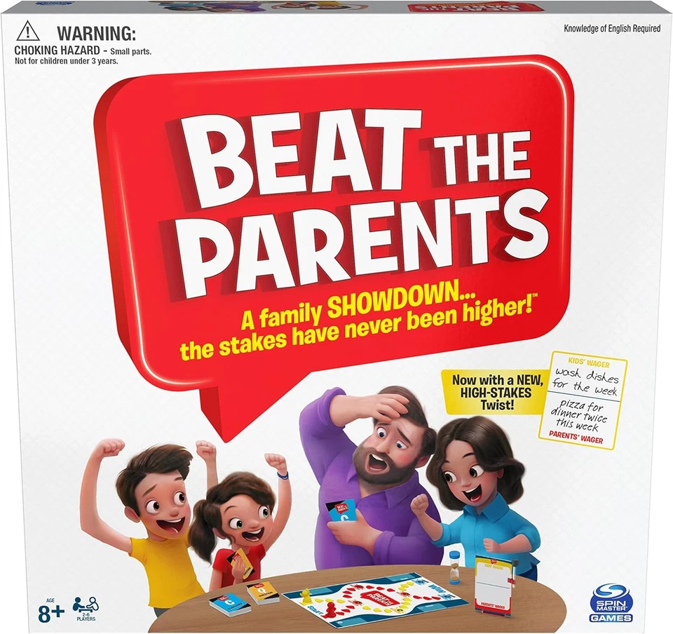 Spin Master Games Beat The Parents Board Game Ideal Families